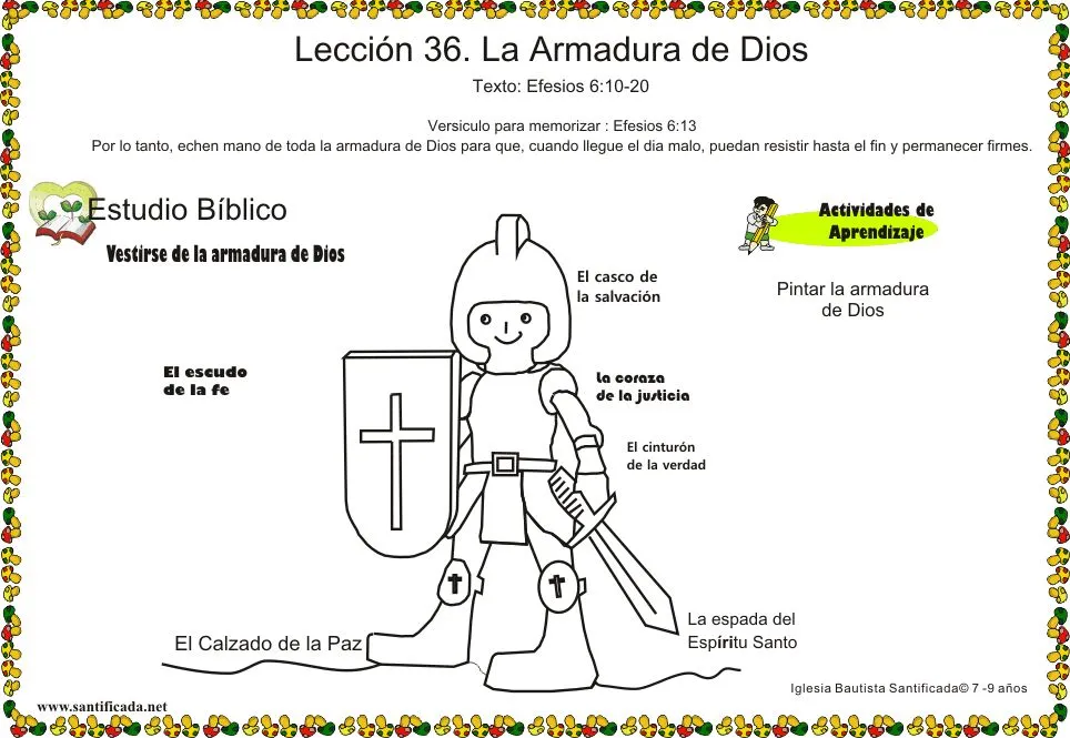 Leccion 36 La Armadura de Dios | Iglesia de Niños