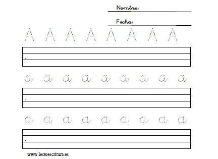 La lecto-escritura en Educación Infantil: abril 2012