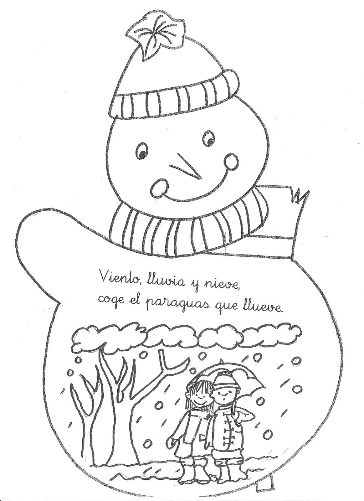 LECTOESCRITURA EN EDUCACIÓN INFANTIL: POESÍA INVIERNO