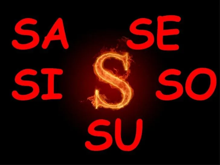 LECTOESCRITURA. LA LETRA S