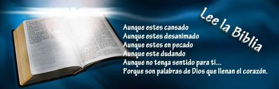 Lee tu Biblia – 11 Marzo 2010 | Palabras que Motivan