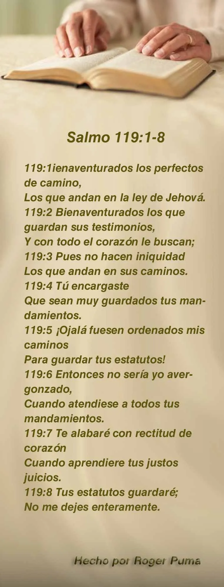 Lee tu Biblia – 12 Marzo 2010 | Palabras que Motivan