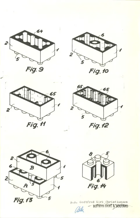 Lego Brick Patent Drawing » Design You Trust