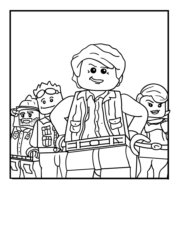 Lego para colorear