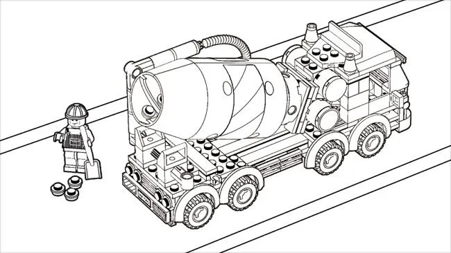 Lego City – desenhos para pintar, imprimir e colorir » Desenhos ...