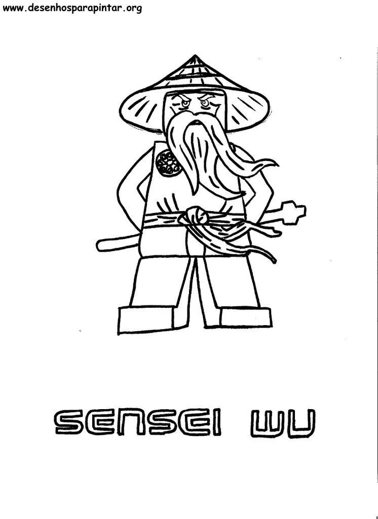 lego ninjago para colorir Colouring Pages (page 2)