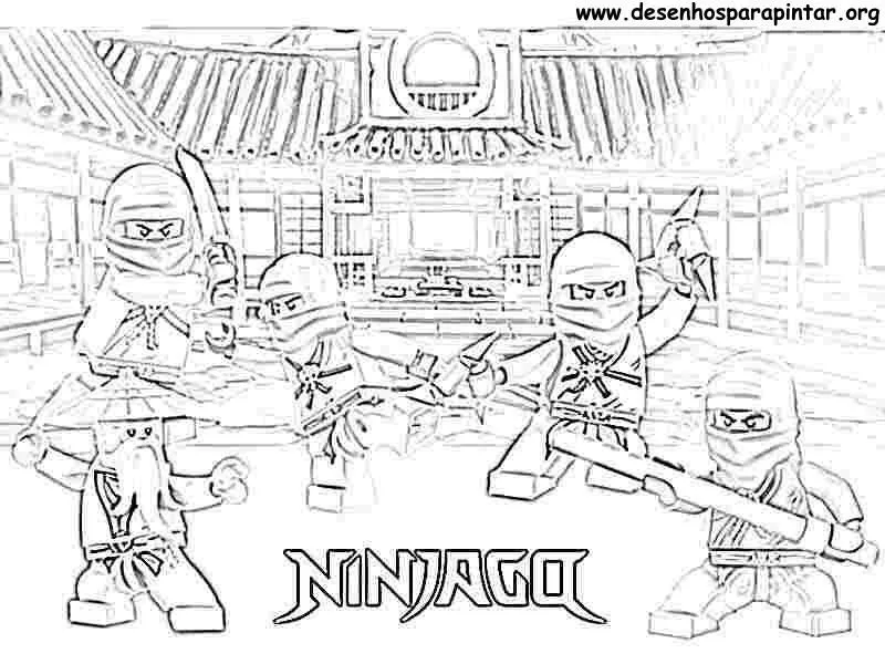 Lego NinjaGo – Desenhos para imprimir pintar e colorir » Desenhos ...