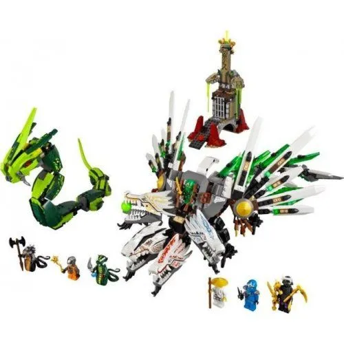 Lego ninjago, Lego 9450, Playtheme ninjago avec dragons