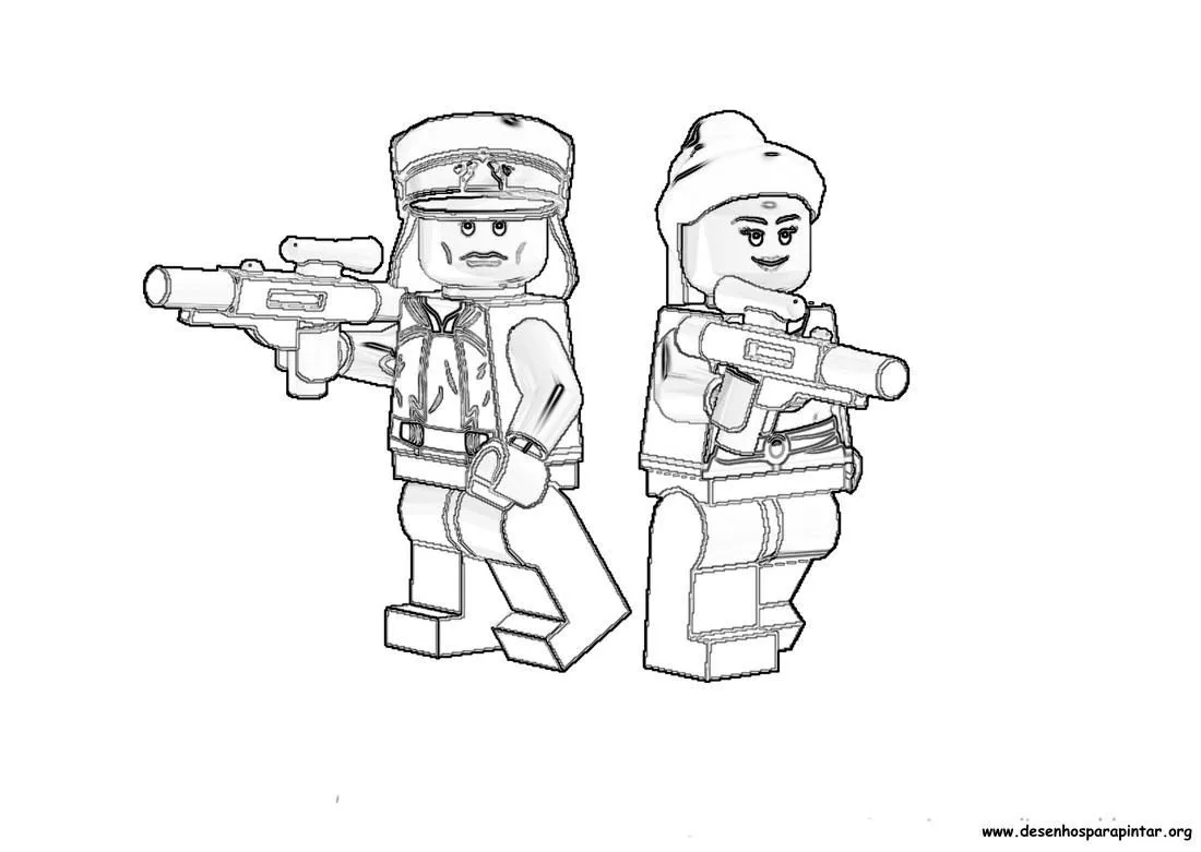 Lego Star Wars – desenhos para colorir, pintar e imprimir do Lego ...