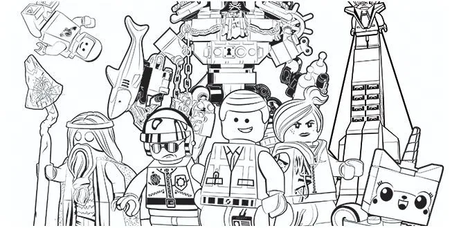 LEGO.com Minifigures : Downloads - The Lego Movie Coloring pages ...