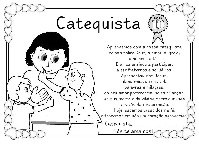 Lembranças para o Dia do Catequista – Semeando Catequese