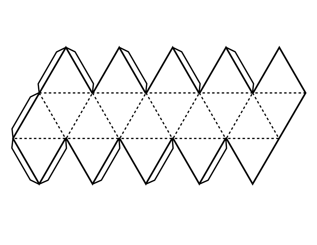 Lenguaje de la forma y el color: ICOSAEDRO.