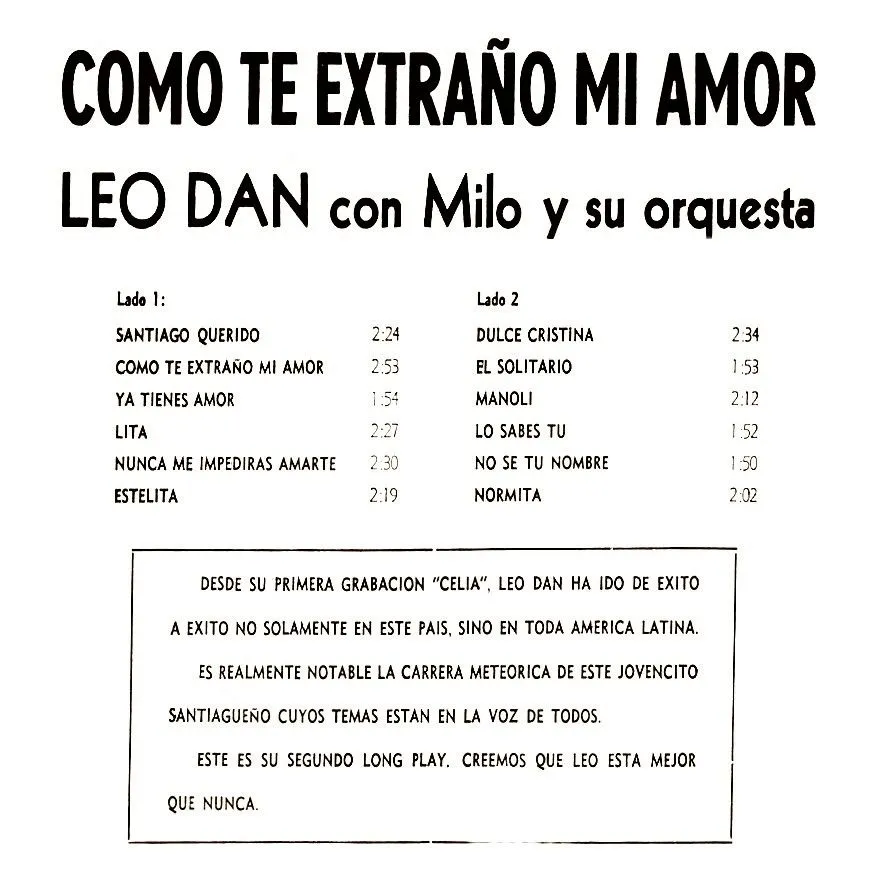 LEO DAN – Como Te Extraño Mi Amor