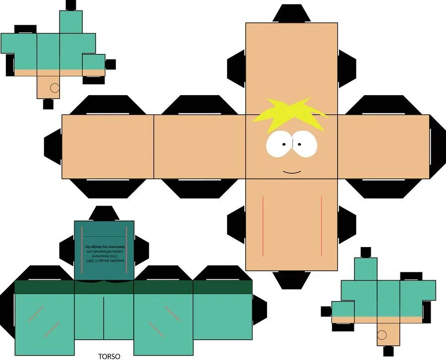 Leopold "Butters" Stotch by straffehond on deviantART | Leon para  colorear, Imagenes de shopkins, Tipos de origami