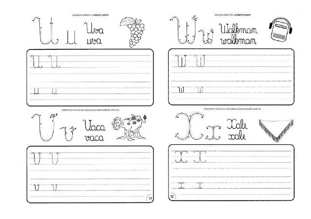 Letra cursiva abecedario - Imagui