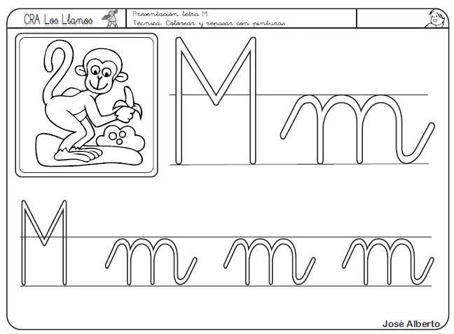 Lectoescritura: M | Recurso educativo 39642 - Tiching - Tiching