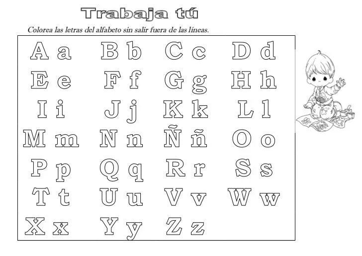 Letras del abecedario español mayusculas y minusculas - Imagui