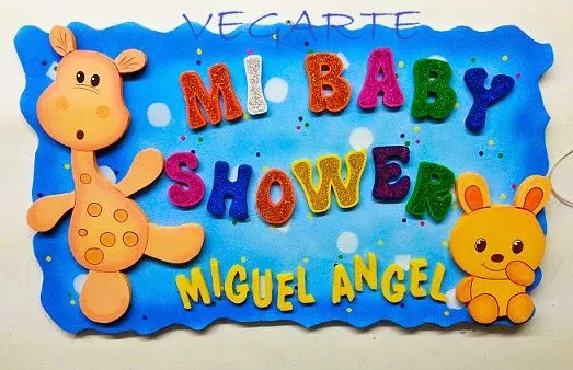 Letras de bienvenidos a mi baby shower - Imagui