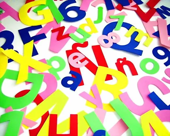 Letras con colores - Imagui