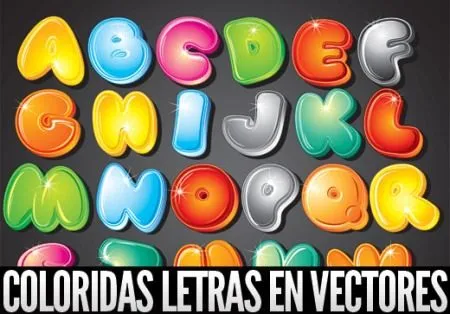 letras de colres en vector via diegomattei enlace