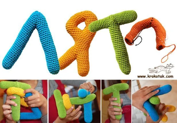 Letras de crochê | Crochet letters | croche | Pinterest