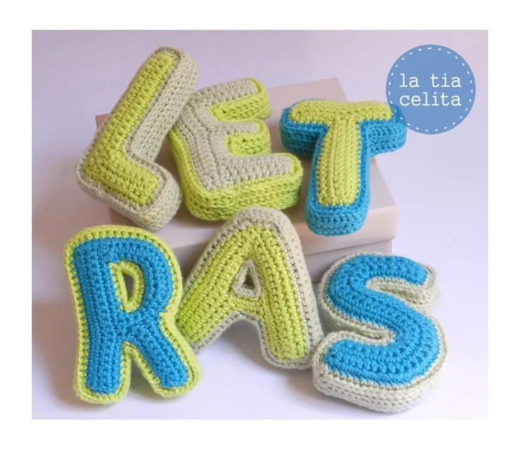 Letras de crochet de *la tía celita*. | la tía celita - home ...