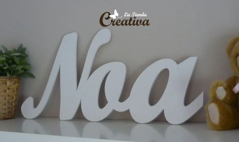 Letras para decorar - Noa - La Tienda Creativa - Letras para ...