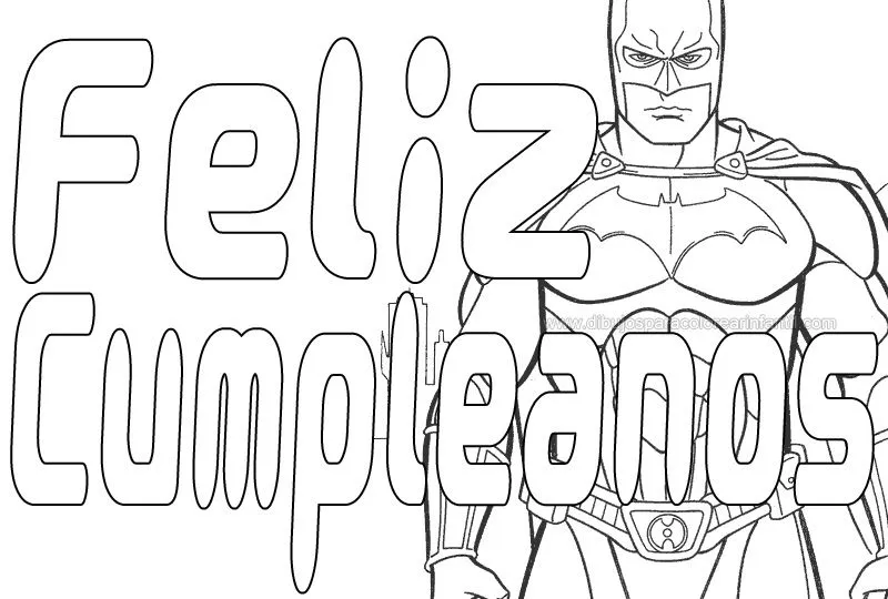 Letra feliz cumpleaños para colorear - Imagui