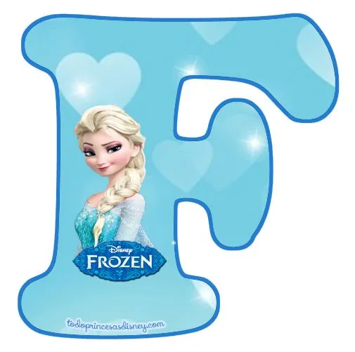 Letras de Frozen Abecedario completo para descargar gratis | Princesas  Disney