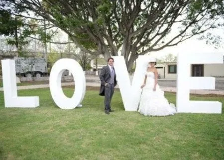 Letras gigantes - Foro Organizar una boda - bodas.com.mx