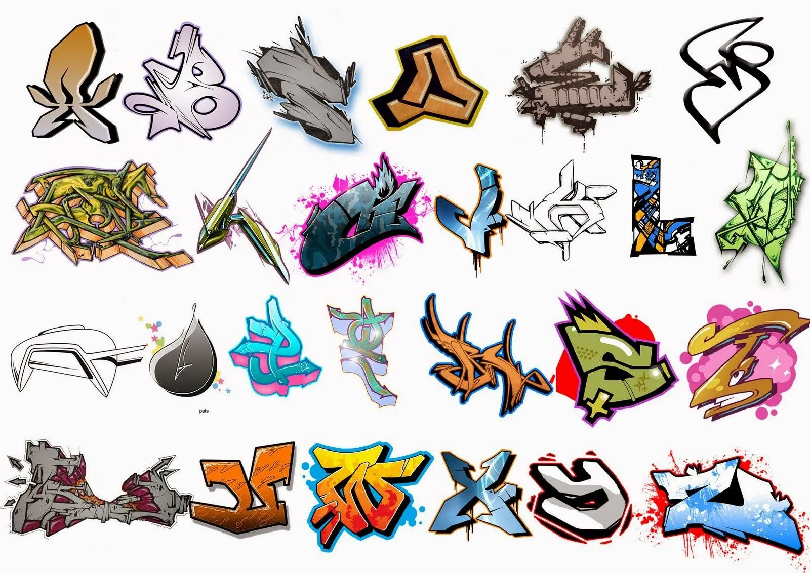 letras de graffiti 3d | Graffiti Creator Styles