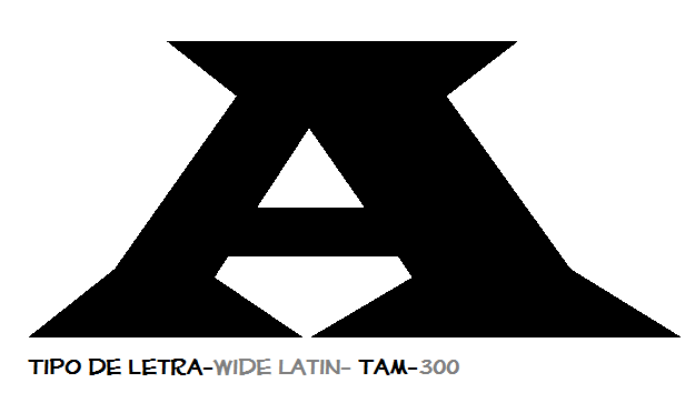 Moldes para imprimir letras grandes - Imagui