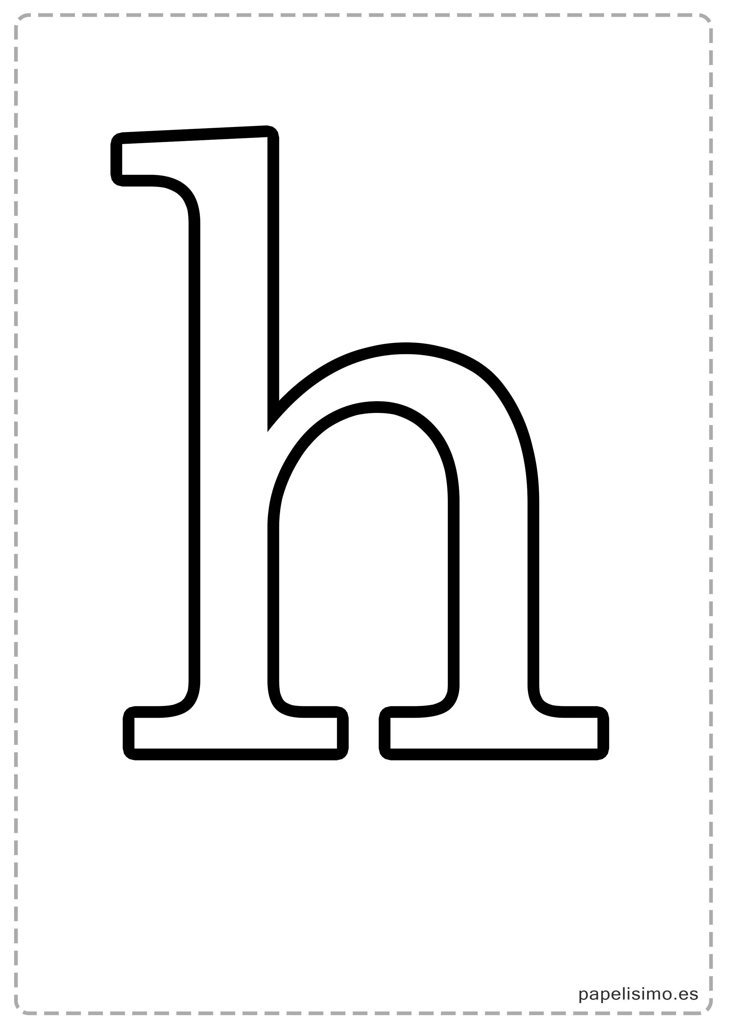 Letras grandes para imprimir (minúsculas) | Papelisimo