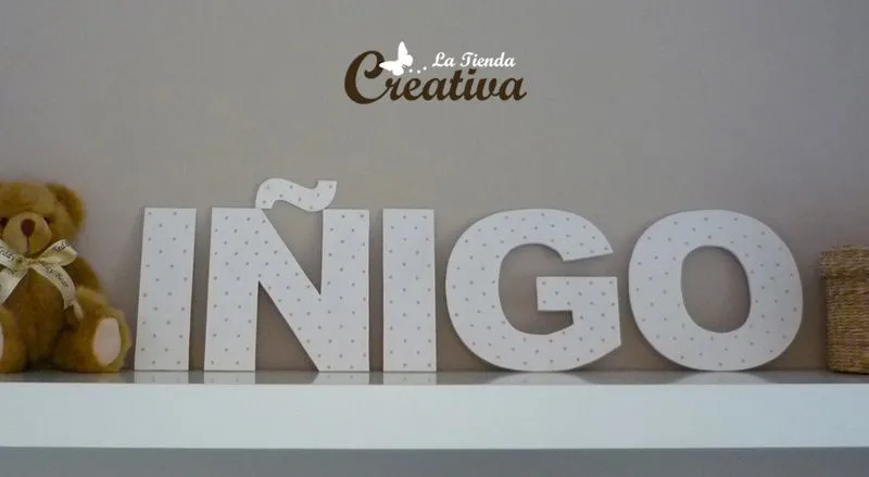 La Tienda Creativa - Letras para decorar y mucho más: Letras de ...