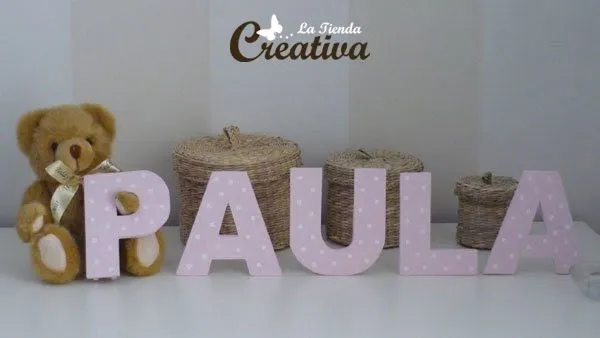 La Tienda Creativa - Letras para decorar y mucho más: junio 2010