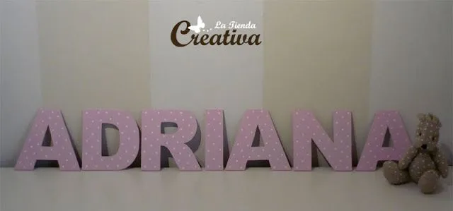 Letras de madera - Nombre - La Tienda Creativa - Letras para ...