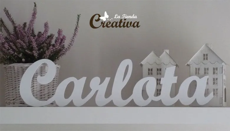 Letras de madera - Nombre unido - La Tienda Creativa - Letras para ...