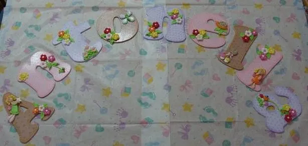 Letras MDF decoradas | Flickr - Photo Sharing!