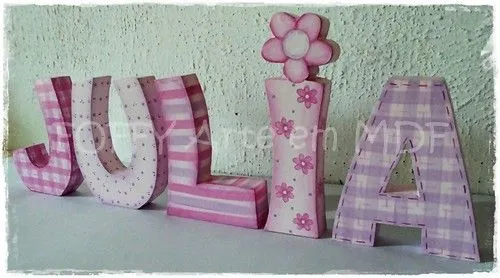 Letras de MDF p/ mesa de aniversário! | Flickr - Photo Sharing!