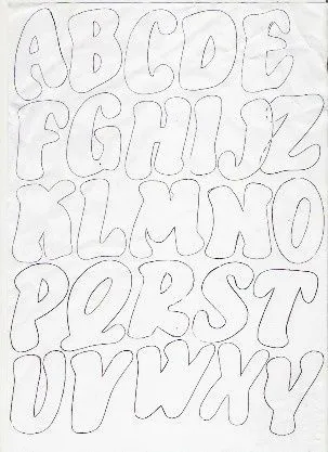 Letras de molde - Imagui