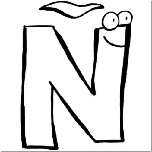 Letras por separado abecedario - Imagui