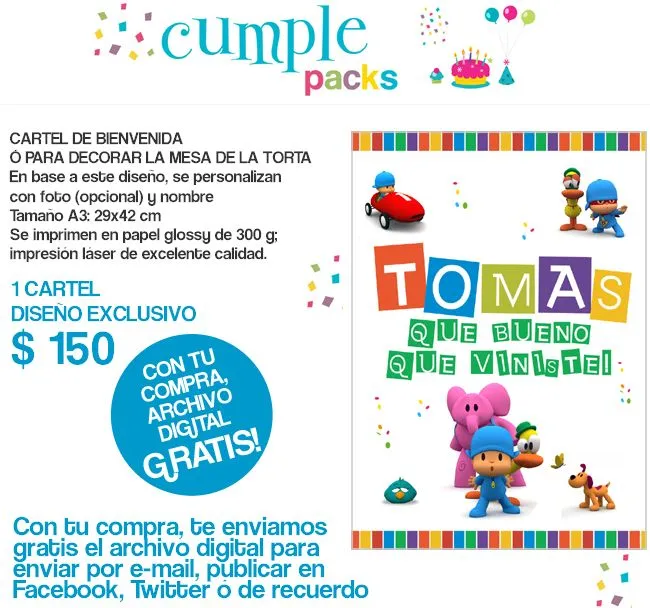 Letrero de Pocoyo - Imagui