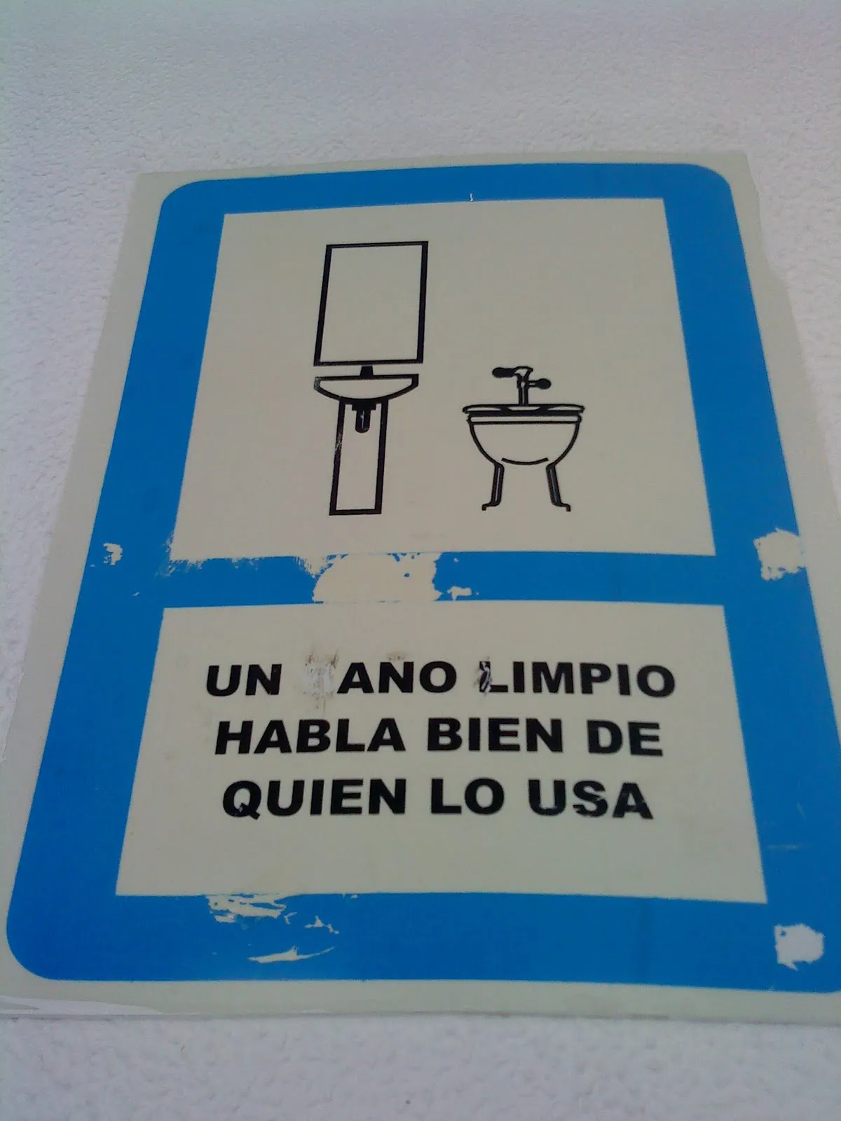 Letreros para baños publicos - Imagui