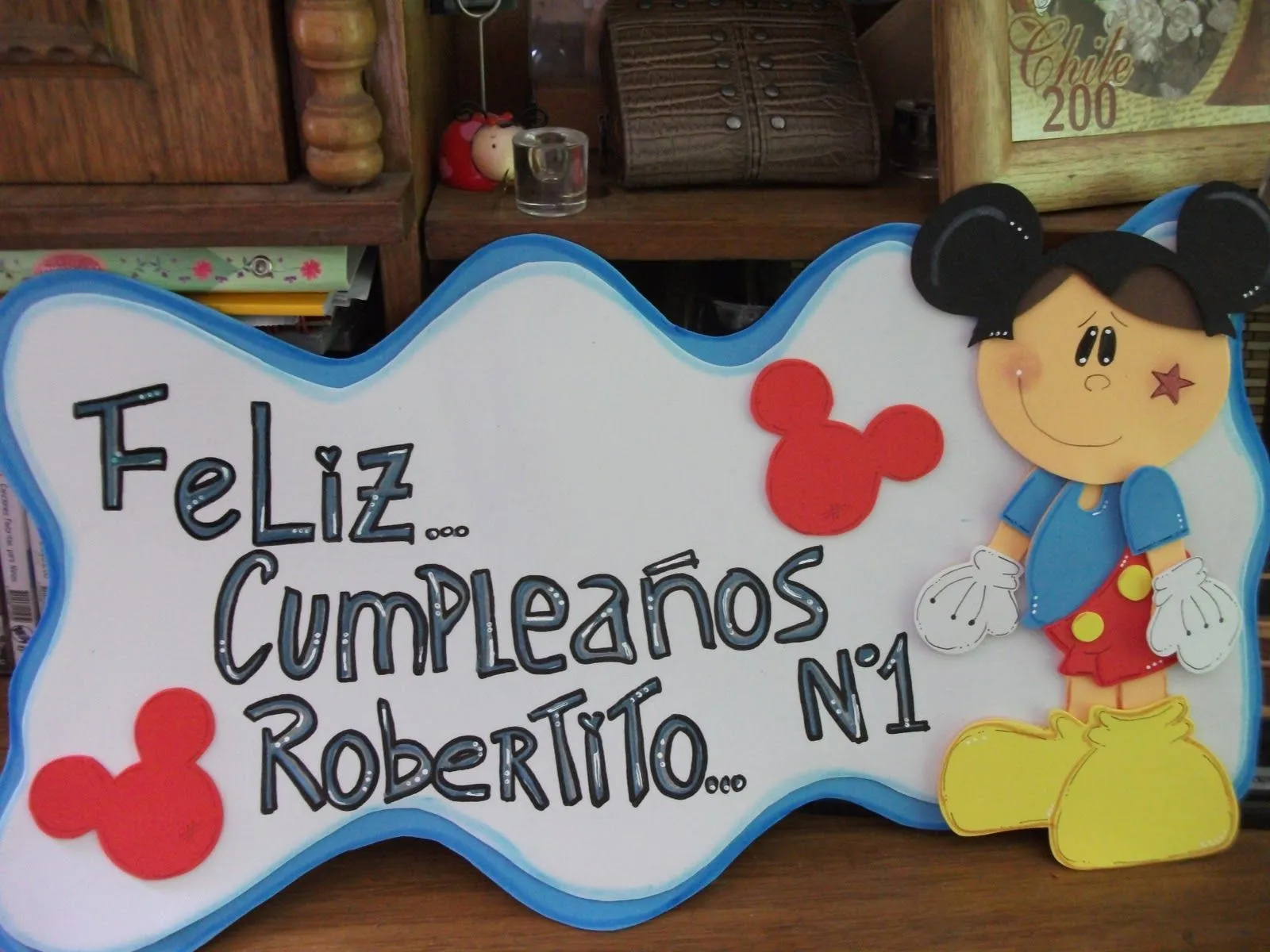 Blogs de Todo: Un Cumpleaños de Mickey: Piñata y Cartel