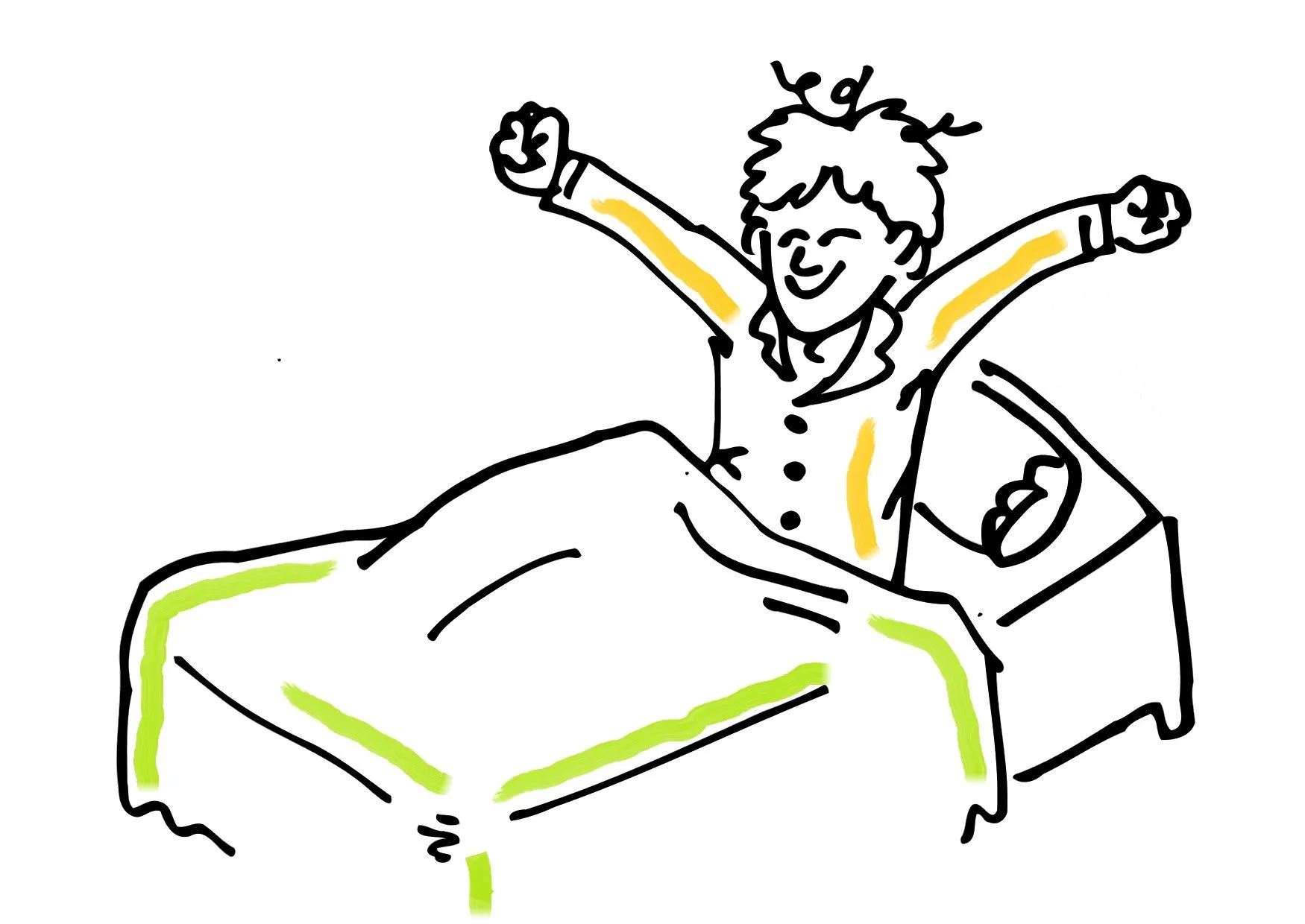 levantarse de la cama Colouring Pages (page 3)