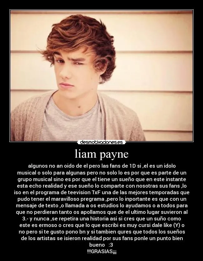 liam payne | Desmotivaciones