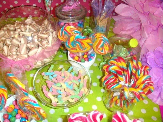 De Libelulas y Mariposas...: Mesa de golosinas o candy bar