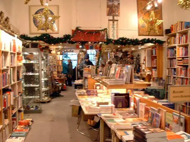 Librería Himalaya, un salón de té en Amsterdam