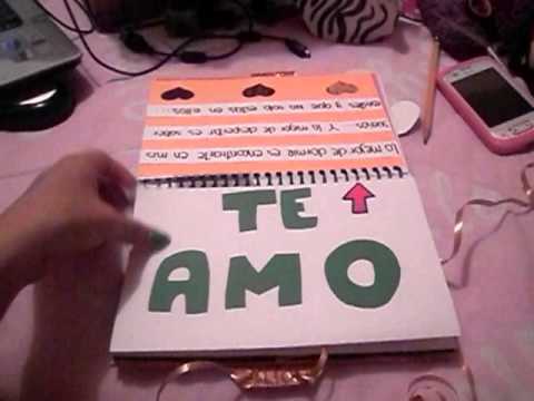 Libreta regalo de cumpleaños para mi novio :33 - YouTube