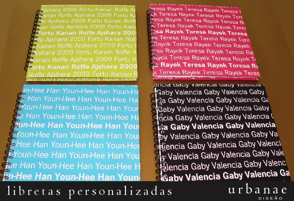 Libretas Personalizadas Urbanae | Urbanae